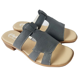 Dép Cao Gót Nữ BIGGBEN Da Bò Cao 5 Phân DCG113