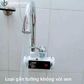 Máy nước nóng lạnh lắp đặt tại vòi mini loại thường không vòi sen