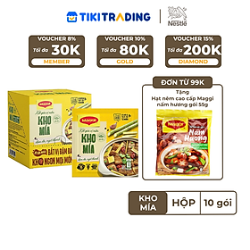 Hộp 10 gói Xốt gia vị nền Maggi Kho mía
