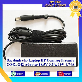 Sạc dùng cho Laptop HP Compaq Presario CQ42 G42 Adapter 18.5V-3.5A, 19V-4.74A - Hàng Nhập Khẩu New Seal