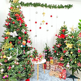 Mua Cây Thông Noel kích thước 45cm-75cm-90cm-120cm-150cm-Phụ kiện Noel-Decor nhà xinh