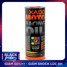 Dầu nhớt Xado Moto Luxury Racing 10w40 1L