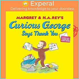 Sách - Curious George Says Thank You by H. A. Rey (US edition, paperback)