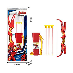 MARVEL- EOMS007-6 - Bộ Cung Tên Iron Man - Đồ Chơi Siêu Anh Hùng Bow and Arrow Set Game 5 Chi tiết