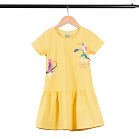 Đầm bé gái tay ngắn 14-38 kg MEEJENA, 100% COTTON 4C - 1907