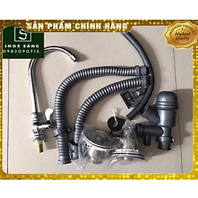 Mua Bộ xả bồn rửa chén + vòi rửa chén inox 304