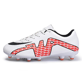 Giày bóng đá giày bóng đá cho nam TF chuyên nghiệp giày thể thao giày thể thao bóng đá trẻ em giày bóng đá giày Futsal Color: 211N-TF-Black Shoe Size: 35