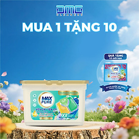 MUA 1 TẶNG 10: Hộp viên giặt Maxpure hương huyền thoại TẶNG 10 gói nước xả hương thư thái