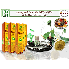 Mua NHANG SẠCH THẢO DƯỢC TRÚC LÂM CÓ HOẠT TÍNH NANO (18 VỊ - LOẠI NHỎ 20CM)
