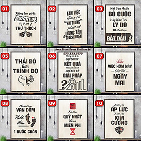 Mua Đồ gỗ nội thất   Tranh slogan treo tường tạo động lực học tập