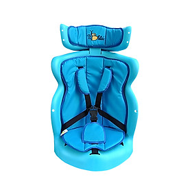 Ghế Ngồi Sau Xe Máy Beesmart X2 - Xanh Lót Xanh Trơn