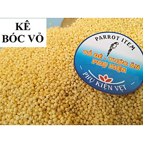 hạt kê bóc vỏ dùng cho chim ,vẹt ăn (người ăn được)