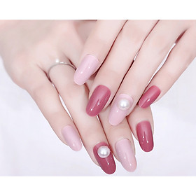 Bộ 24 móng tay fake nail thơi trang như hình