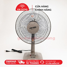 Mua Quạt Bàn B3 Kim Cương - Quạt Bàn Mini Thân Nhựa - Hàng Chính Hãng