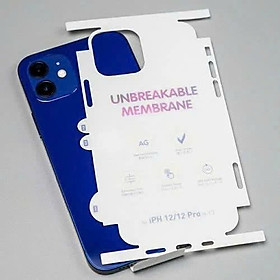 Mua Miếng Dán PPF Full Lưng Viền Khắc Táo Cho Các Dòng iPhone 11 đến 17 Series – Nhám chống vân tay  Chống Trầy  Ôm Sát Máy.Hàng Nhập Khẩu