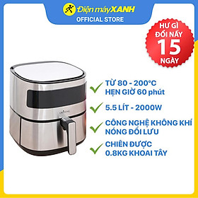Mua Nồi chiên không dầu Crystal BF525 5 lít - Hàng chính hãng