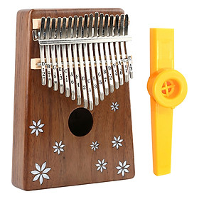 Mua Đàn Kalimba 17 Phím Gỗ Acacia Yael Y17A Khảm Hoa Kèm Kèn Kazoo