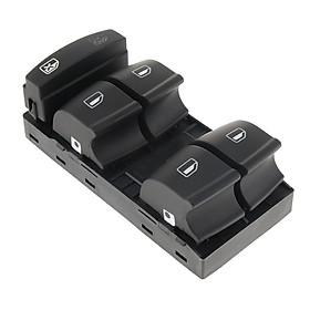 Switch Electronic Window Lifter Switch Button for  A3 A6 S6 C6 Allroad Q7 RS6 4F0959851F Black