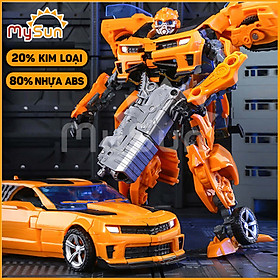 Đồ chơi mô hình xe ô tô biến hình robot người máy Transformer Optimus Prime, Bumblebee MySun