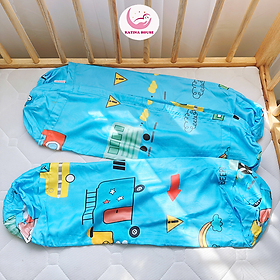 Vỏ áo gối ôm cho bé Katina House 70-90cm, vải tencel mềm mát họa tiết ngộ nghĩnh đáng yêu