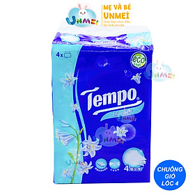 Khăn giấy rút cao cấp Tempo - 4 lớp bền dai, an toàn cho da - Thương hiệu Đức (Lốc 4 gói)