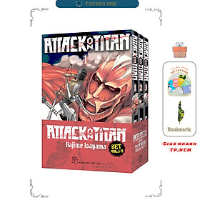 Truyện Attack On Titan - Combo 1-3 (Tặng kèm card PVC)