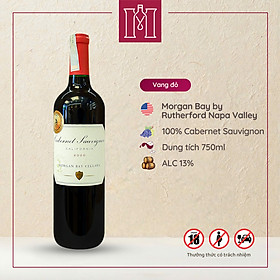Rượu vang đỏ Mỹ Morgan Bay by Rutherford Napa Valley Cabernet Sauvignon 750ml 13% nhập khẩu - Hàng chính hãng