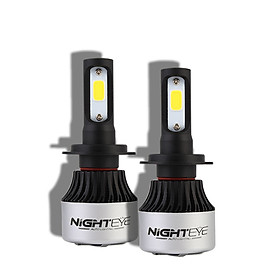 Nighteye 9000LM H7 led headlight fog Light bulb canbus error free anti flicker