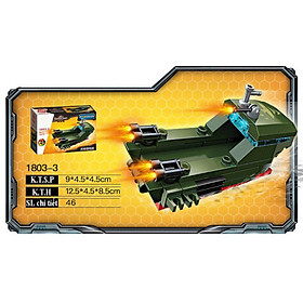 Đồ Chơi Lắp Ráp Cao Cấp Xe Tank Quân Sự 8IN1, Bộ Xe Mô Hình Xếp Hình Xe Tank Quân Sự, Bộ Quà Tặng Cho Bé