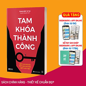 Hình ảnh Sách Tam Khoá Thành Công - Biết Làm Người, Biết Nói Chuyện, Biết Làm Việc