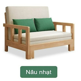 [HOT]Giường sofa gỗ đa năng, giường gỗ, giường kéo đa năng hai trong một, giường gỗ gấp gọn ( TẶNG ĐỆM )