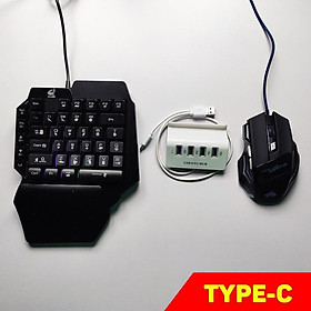 Mua Combo USB OTG HUB và bàn phím K15 chuột gaming X3 chơi Free Fire  Call of Duty