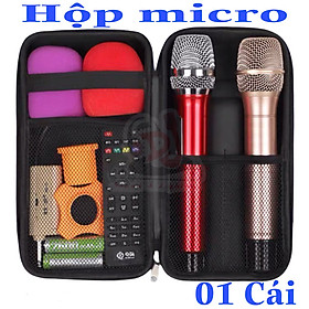 Hộp đựng micro không dây, túi đựng micro ví bảo vệ micrphone hộp đựng linh