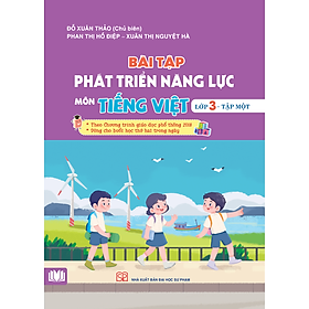  Bài tập phát triển năng lực môn tiếng việt lớp 3 tập 1 - PB1