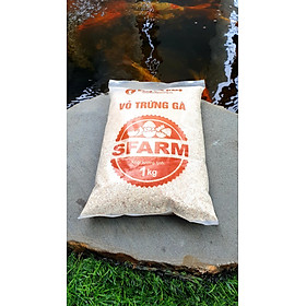 Vỏ Trứng Gà Sfarm(Đã Qua Xử Lý) Cung Cấp Canxi Và Khoáng Chất Cho Cây Trồng - Gói 1kg