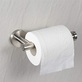 Móc treo cuộn giấy vệ sinh Inox 304 không rỉ sét cho phòng tắm- có đinh ốc để khoan tường - HOBBY G7