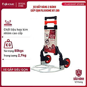 Xe đẩy kéo hàng 2 bánh rút gọn đa năng FUJIHOME HT-280