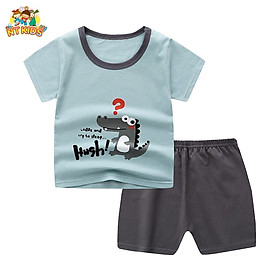 Bộ Quần Áo Bé Trai, Gái NT KIDS Chất Liệu COTTON Họa Tiết Vui Vẻ