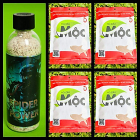 Combo 5 món gồm : 4 gói Mộc đỏ + 1 chai Tơ Nhện