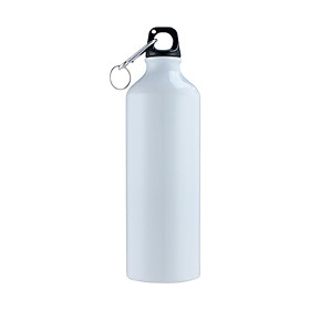 750mL Water Bottles with Carabiner Portable Aluminum Water Bottle Reusable Leakproof Water Jug for Outdoor Sports