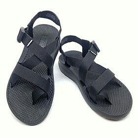 Giày Sandals Vento Nam Quai Chéo đi học đi chơi đi làm NV65 - NV117 - Đen Size 42