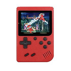 Máy điều khiển trò chơi video cầm tay mini cầm tay retro di động 8 bit 3,0 inch LCD Trò chơi màu trẻ em Người chơi tích hợp 400 Trò chơi Màu sắc: Màu đỏ
