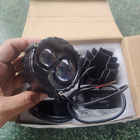 đèn trợ sáng p80 5 chế độ cực chất kiêm autu phassing có trợ pha laze , cos vàng pha trắng , demi mắt quỷ (giá 1 đèn)