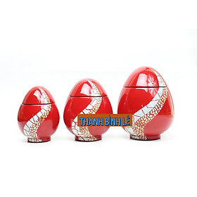 Mua Hủ trứng sơn mài họa tiết phong phú