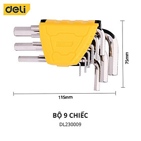 Mua Bộ Lục Giác Deli Đầu Bằng Chữ L Cao Cấp - Kiểu Dáng Nhỏ Gọn Giúp Người Dùng Cầm Nắm  Thao Tác Dễ Dàng DL230008 DL230009