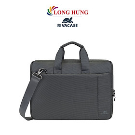 Túi xáchđeo chống sốc RivaCase Central Laptop Bag up to 15.6 inch 8231 - Hàng chính hãng - GREY