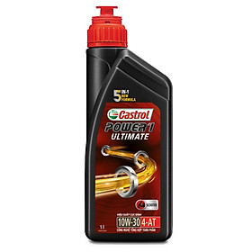 Dầu nhớt xe tay ga Castrol Power 1 Ultimate Scooter 10W-30, 1L