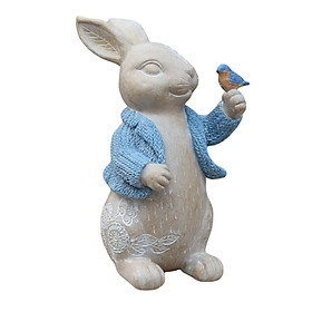 Rabbit Animal Statue  Sculpture Photo Props Standing