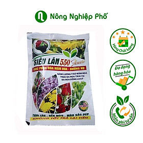 GÓI 100 GRAM - SIÊU LÂN 550 FLOWERS 10-55-10 - THÚC RA HOA TRÁI VỤ, HẠ PHÈN, GIẢI ĐỘC, RA RỄ