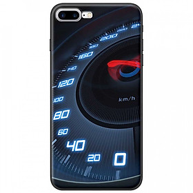 Ốp lưng dành cho iPhone 7 Plus mẫu Đồng hồ tốc độ xanh